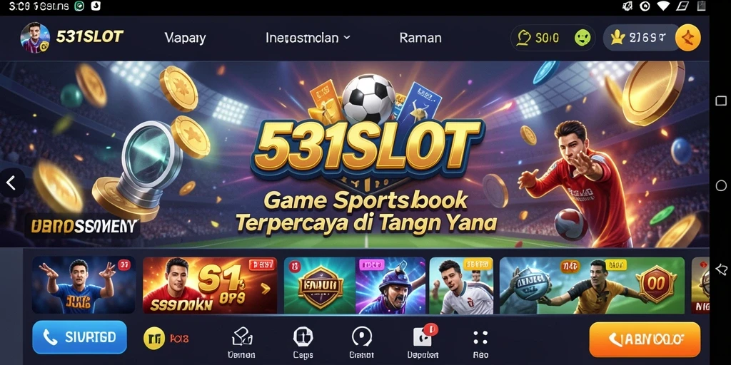 Tampilan gameplay menarik di aplikasi 531SLOT.