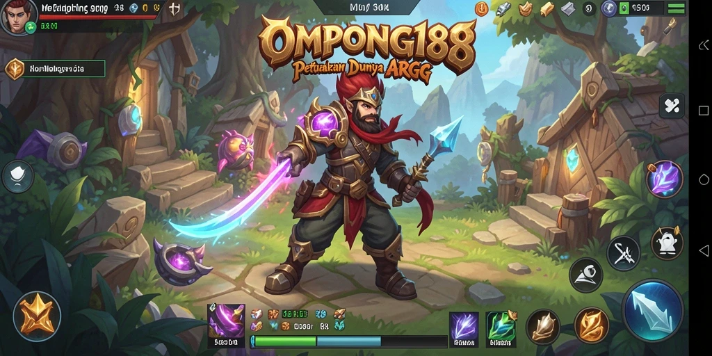 Tampilan gameplay ARPG OMPONG188 yang menarik dan penuh aksi.