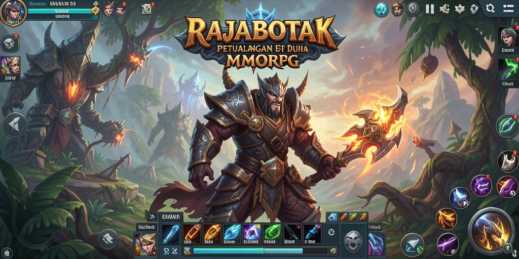 Tampilan menarik dari gameplay epik RAJABOTAK yang penuh aksi.