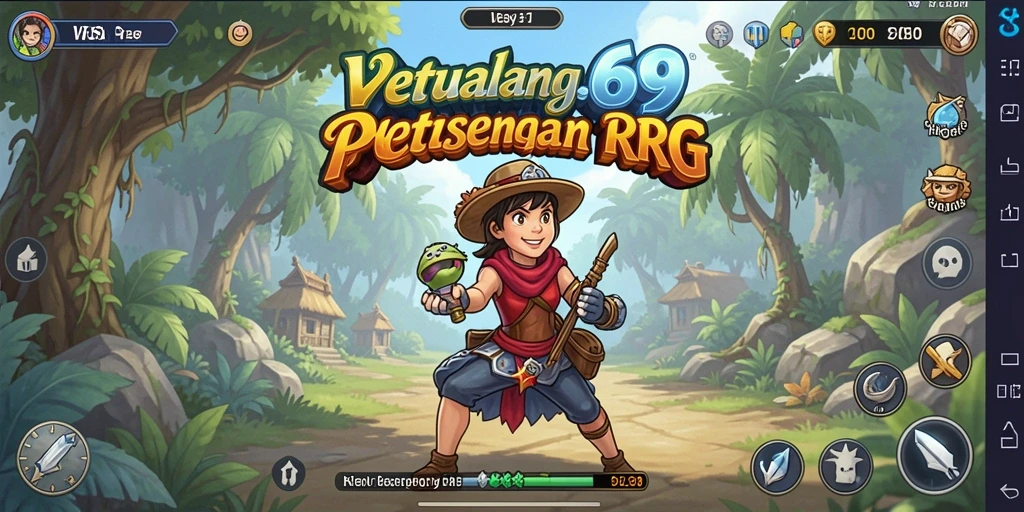 Tampilan gameplay VESPA69 menawan dengan aksi RPG yang seru.